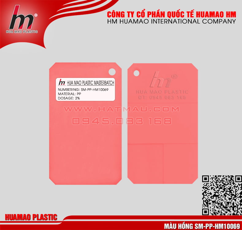 Hạt nhựa màu hồng PP Hạt nhựa màu hồng PP