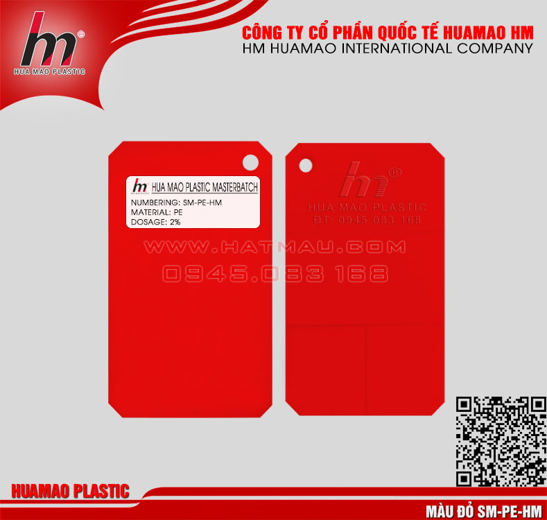 Hạt nhựa màu đỏ PE Hạt nhựa màu đỏ PE