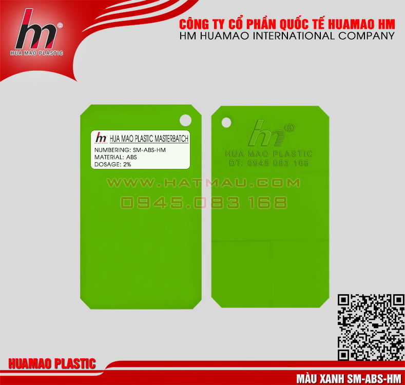 Hạt nhựa màu xanh ABS Hạt nhựa màu xanh ABS