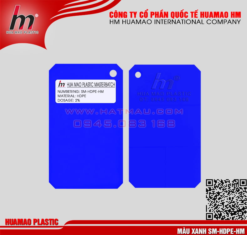 Hạt nhựa màu xanh HDPE Hạt nhựa màu xanh HDPE